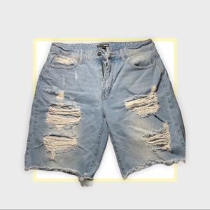 Fashion nova Bermuda Jean shorts